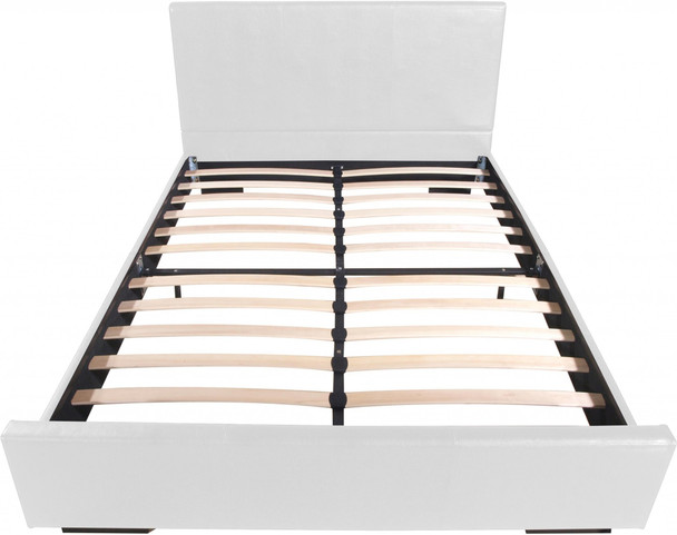 White Platform Twin Bed