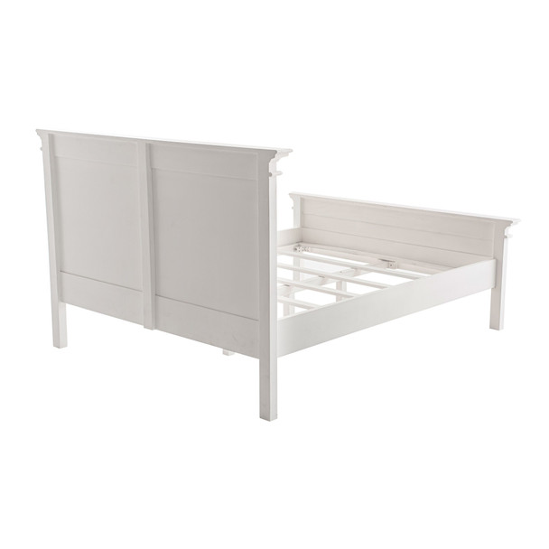 Classic White Panel Queen Size Bed