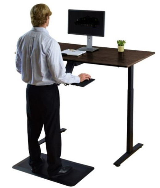 Premier Black Dual Motor Electric Office Adjustable Standing Desk