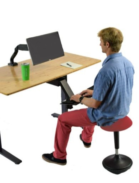 Red Tall Swivel Active Balance Chair