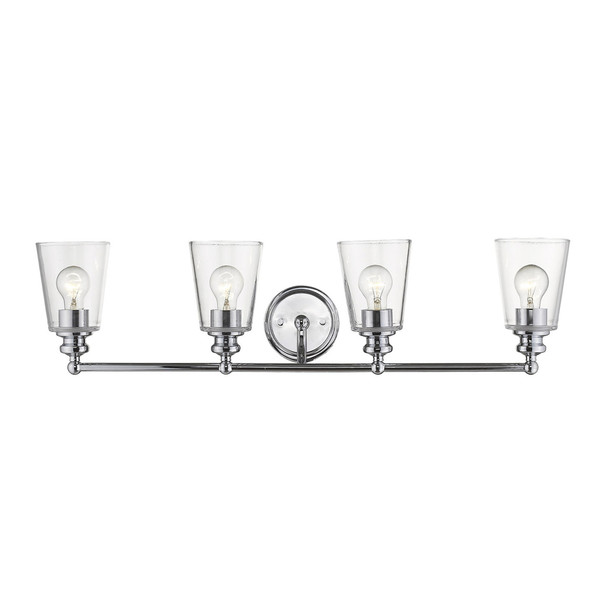 Ceil 4-Light Chrome Vanity