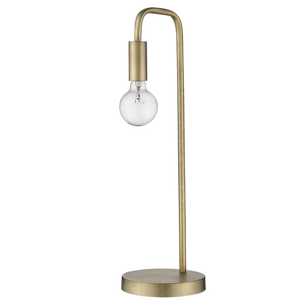 Perret 1-Light Aged Brass Table Lamp