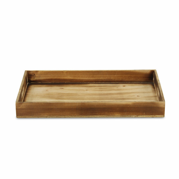 Minimalist Brown Wooden Tray