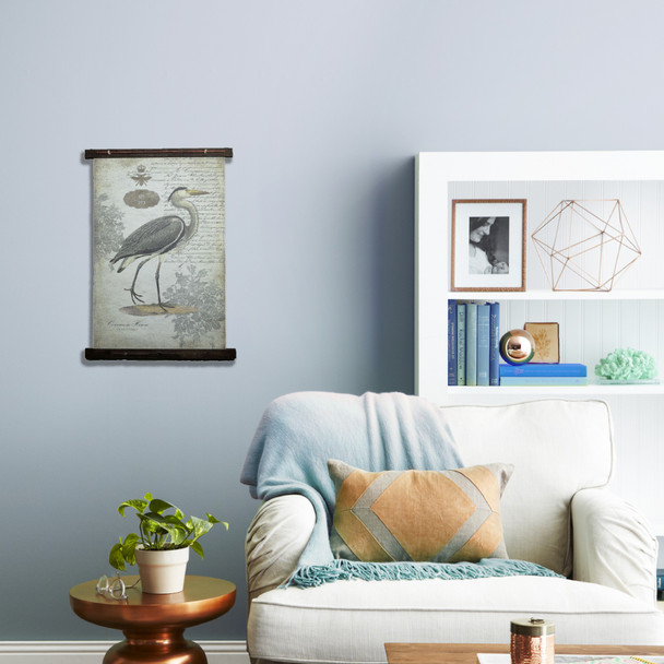 Grey Vintage Heron Tapestry Wall Décor