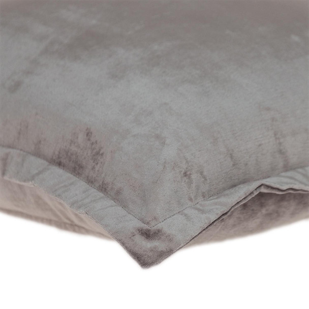 Premier 24" Soft Touch Taupe Solid Color Accent Pillow