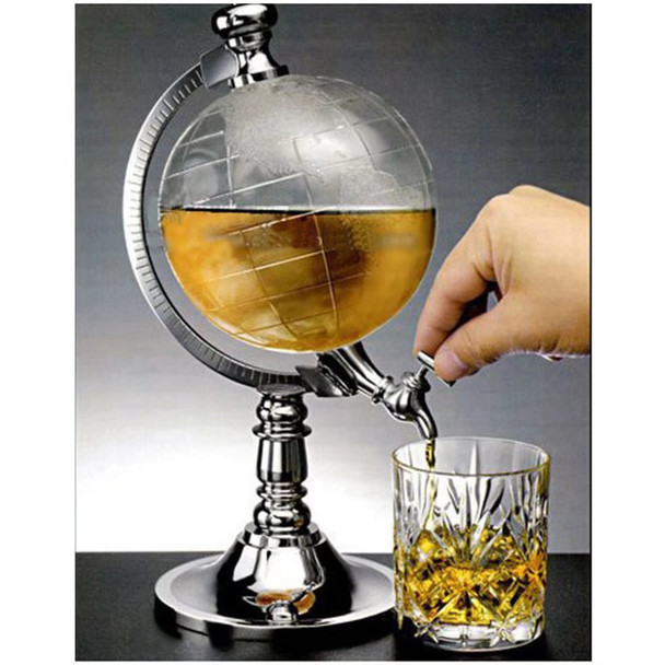 Modern Globe Beer Wine and Drink Dispenser