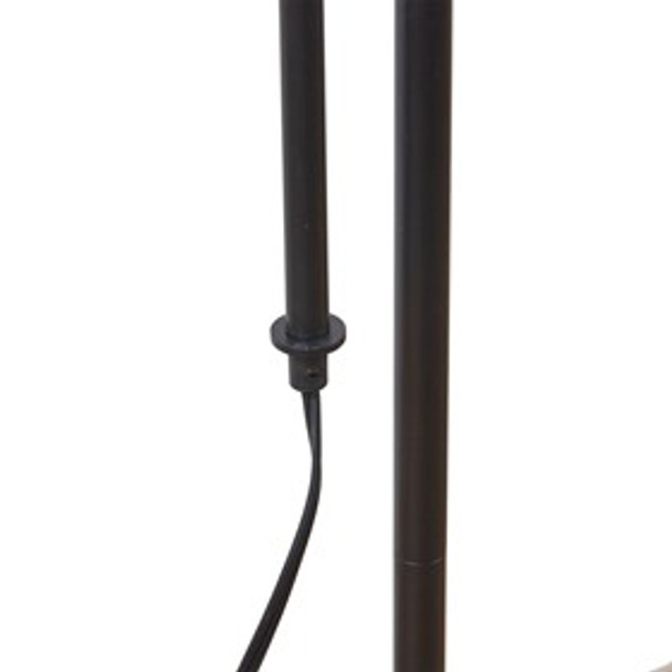 Black & Gold Asymmetrical Floor Lamp (Ellsworth - Black Gold - Floor Lamp)