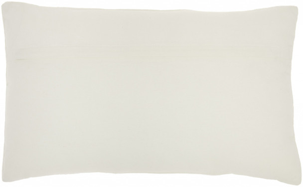 Brilliant Ivory lumbar Pillow