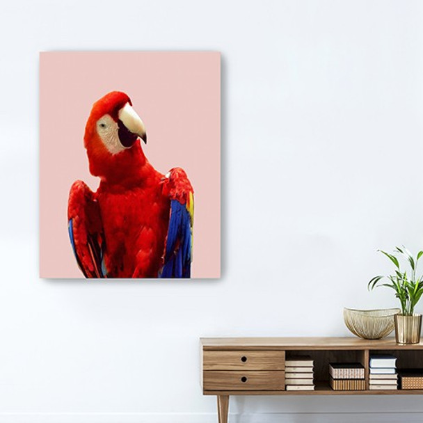 20" Vibrant and Vivid Bird Canvas Wall Art