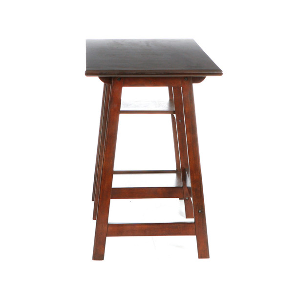 Espresso Sawhorse Desk