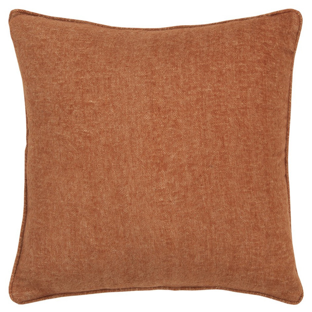 Orange Solid Classic Decorative Throw Pillow