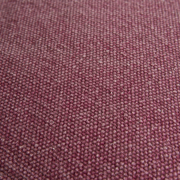 Berry Solid Reversible Cotton Velvet Throw Pillow