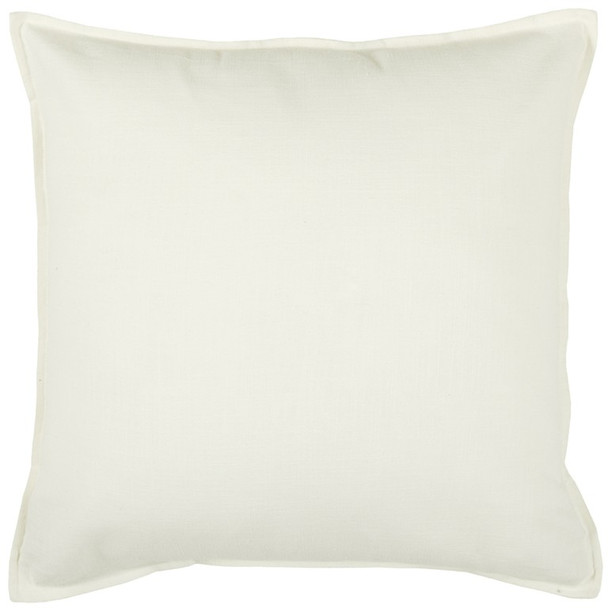 Ivory Solid Light Textured Modern Throw Pillow