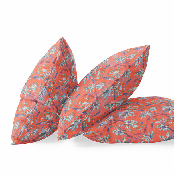 26 Orange Roses Indoor Outdoor Throw Pillow