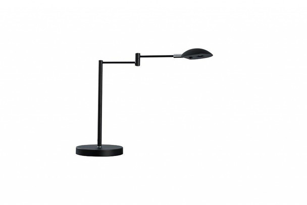 Minimalist Black Metal Swing Arm Desk Lamp