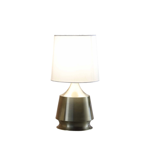 14 Antique White Brass Table Lamp