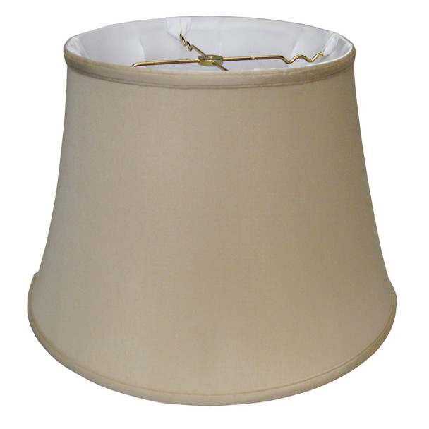 20" Greige Sloped Euro Bell Pongee Shantung Lampshade
