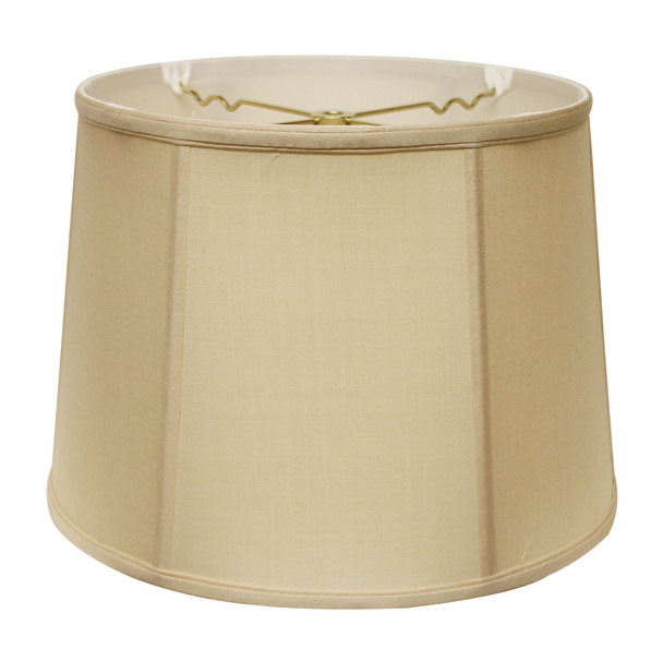 17" Inherent Throwback Drum Pongee Silk Lampshade