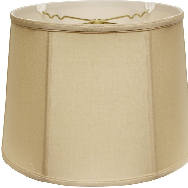 17" Inherent Throwback Drum Pongee Silk Lampshade