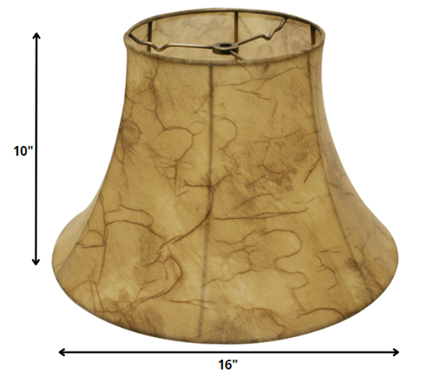 16" Antique Parchment Slanted Softback Lampshade
