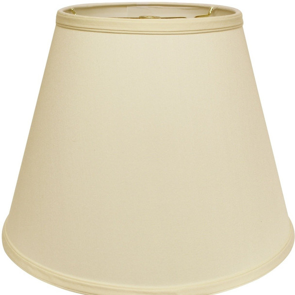 18" Ivory Empire Deep Slanted No Slub Lampshade