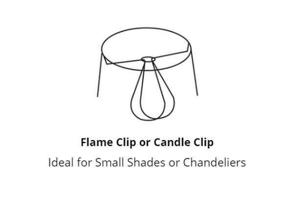 6" Inherent Slanted Set of 6 Chandelier Silk Lampshades