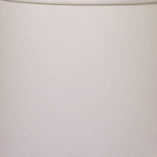 15" White Throwback Drum No Slub Lampshade