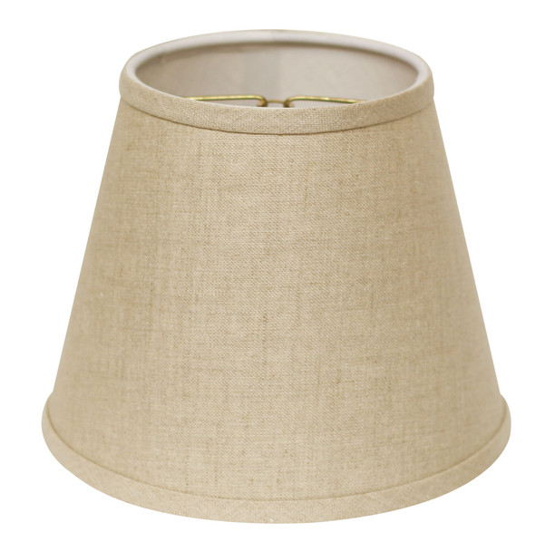 8" Dark Wheat Hardback Empire Linen Lampshade