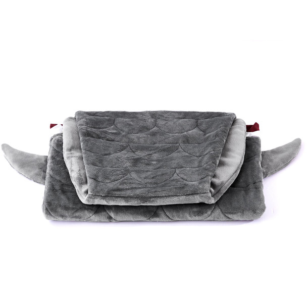 Grey Shark Weighted Throw Blanket