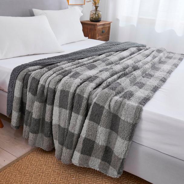 Charcoal Cottage Oversized Blanket