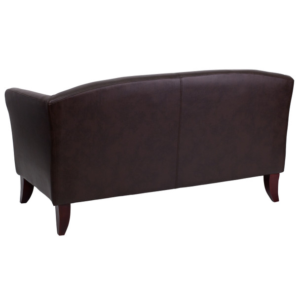 HERCULES Imperial Series Brown LeatherSoft Loveseat