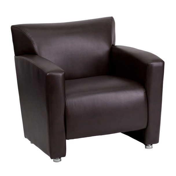HERCULES Majesty Series Brown LeatherSoft Chair