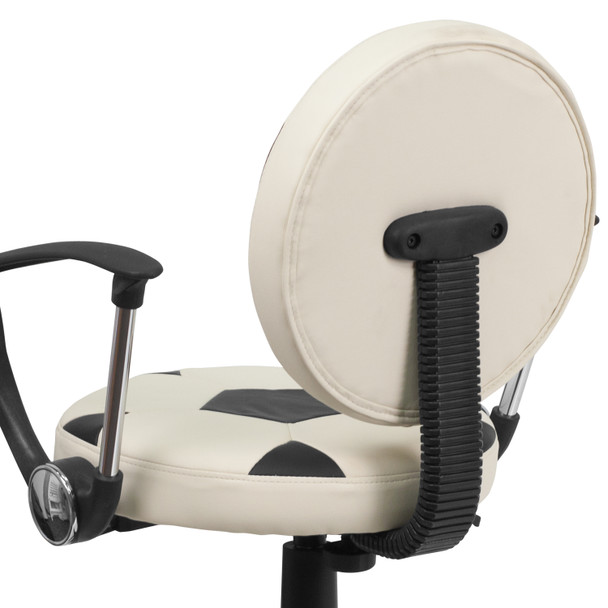 Billy Soccer Swivel Task Office Chair with Arms