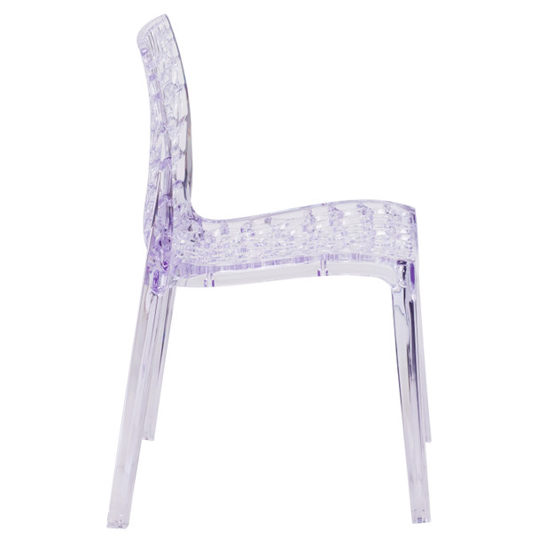 Vision Series Transparent Stacking Side Chair