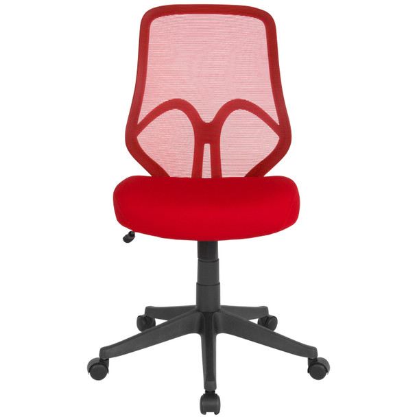 Salerno Series High Back Red Mesh Office Chair