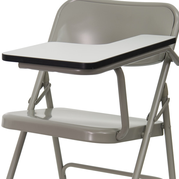 Ralph Premium Steel Folding Chair with Left Handed Tablet Arm