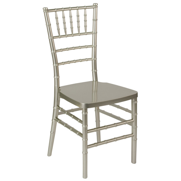 HERCULES PREMIUM Series Champagne Resin Stacking Chiavari Chair