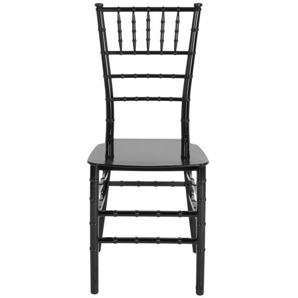 HERCULES Series Black Resin Stacking Chiavari Chair