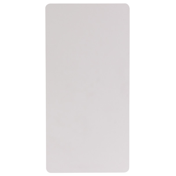 Kathryn 4-Foot Granite White Plastic Folding Table