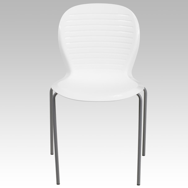 HERCULES Series 551 lb. Capacity White Stack Chair