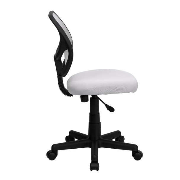 Neri Low Back White Mesh Swivel Task Office Chair