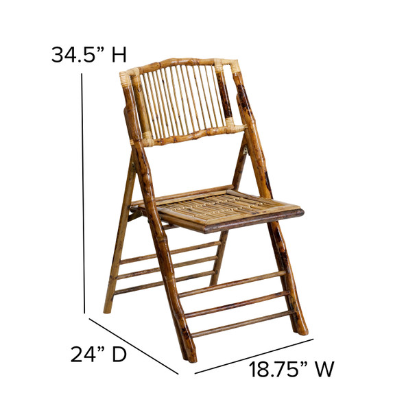 American Champion Bamboo Folding Chair