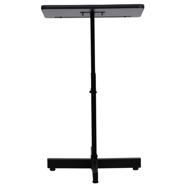 Mysta Adjustable Height Metal Lectern in Mahogany