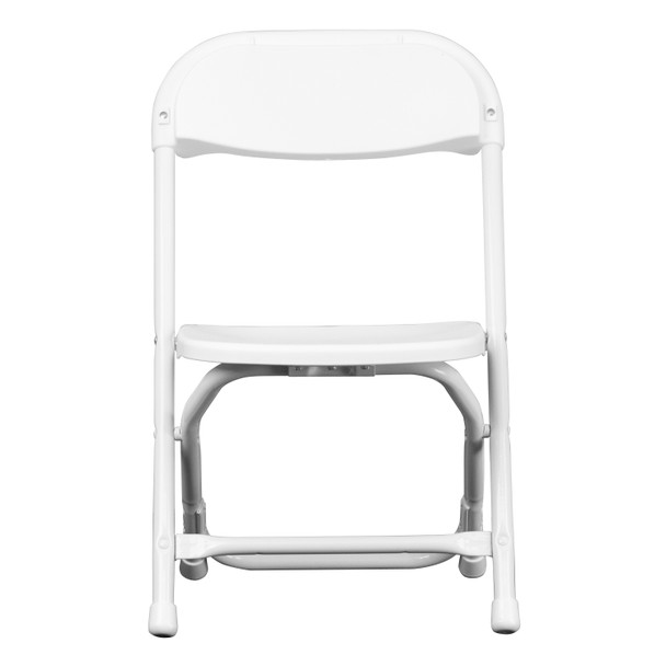 Timmy Kids White Plastic Folding Chair