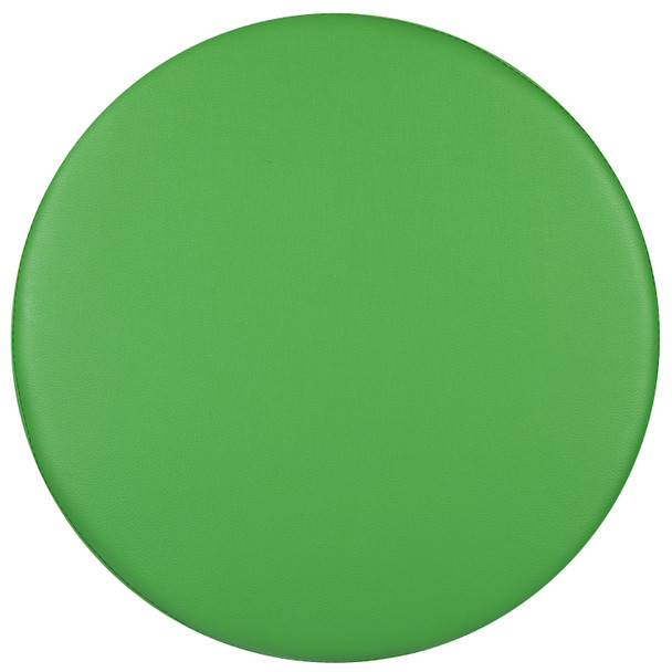 Nicholas Soft Seating Flexible Circle for Classrooms and Common Spaces - 18" Seat Height (Green)