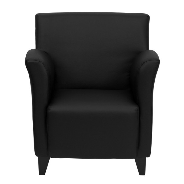 HERCULES Roman Series Black LeatherSoft Lounge Chair