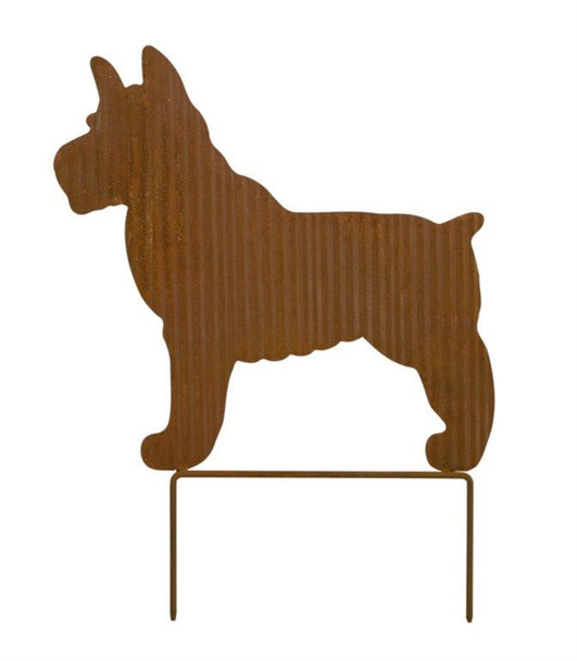 Dog Silhouette Lawn Stake 12.25"L x 15.75"H Iron - 82345