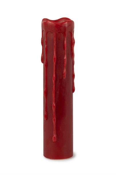 LED Wax Dripping Pillar Candle with remote and 4 and 8 Hour Timer (Set of 2) 1.75"Dx8"H Wax/Plastic  - 82661