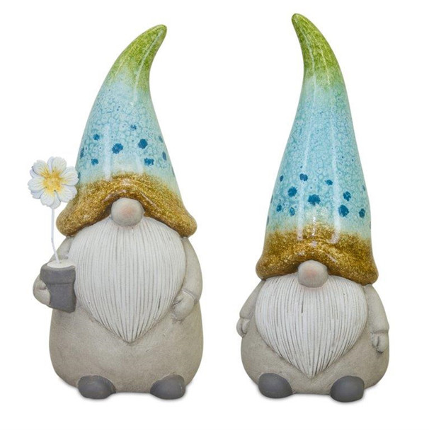 Gnome (Set of 2) 10"H Terra Cotta - 82687