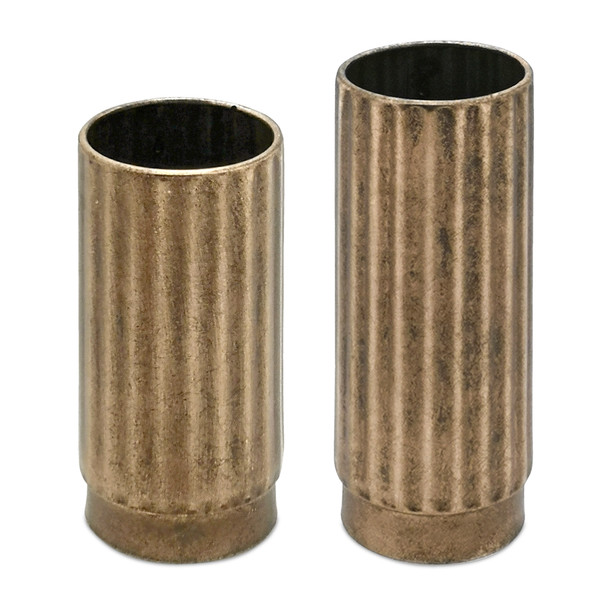 Vase (Set of 2) 9.25"H, 11"H Iron - 83434